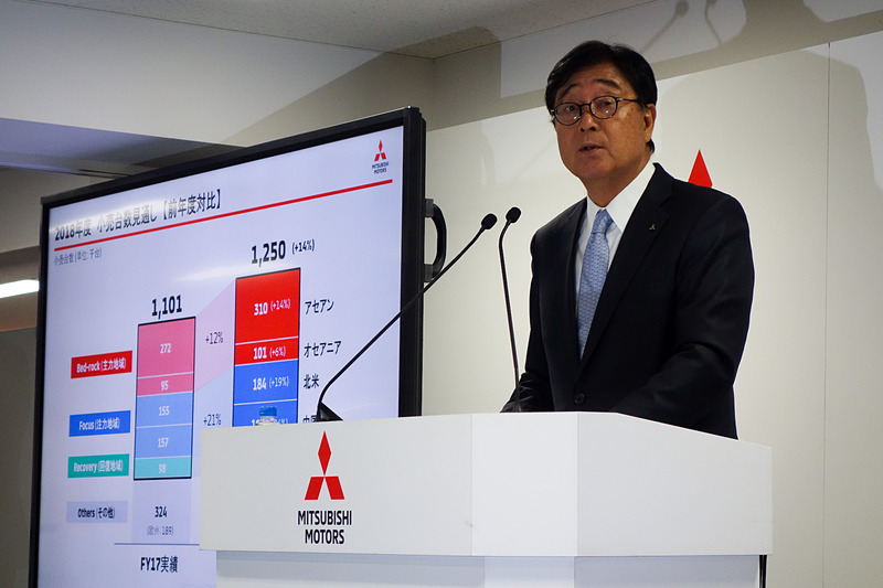 三菱自動車工業株式会社 取締役 CEOの益子修氏