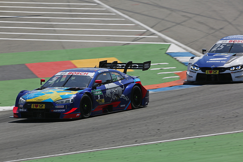 開幕戦のみエントリーして引退レースとなったアウディのマティアス・エクストローム（5号車）