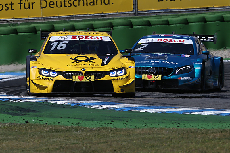 5周にわたりトップ争いを展開するメルセデスのガリー・パフェットとBMWのティモ・グロック