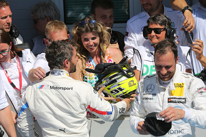 ティモ・グロック夫人。右はガリー・パフェット