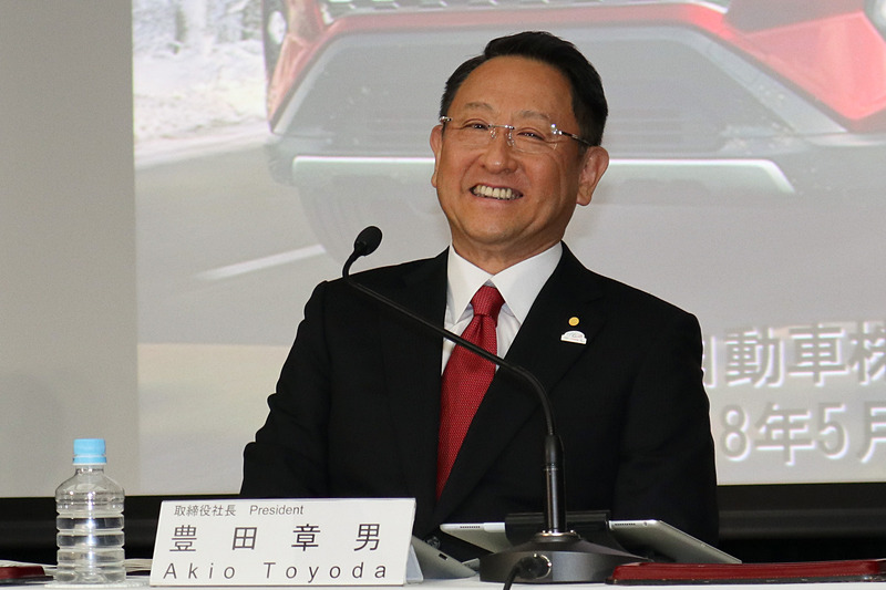 トヨタ自動車株式会社 代表取締役社長 豊田章男氏