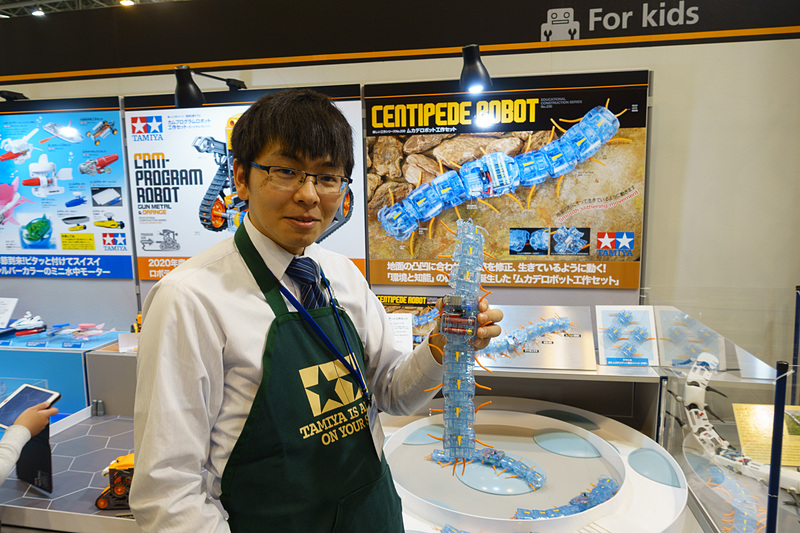 株式会社タミヤ 企画開発部 三課 今井翔大氏。タミヤのロボット関連製品の企画・設計・開発を手がける