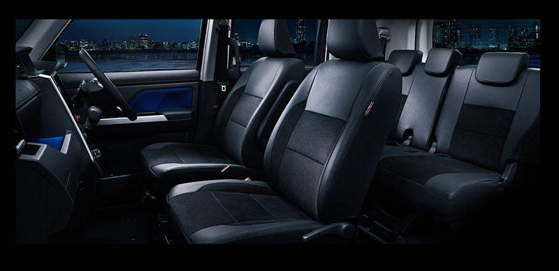 シートカバー（本革風×スエード調）