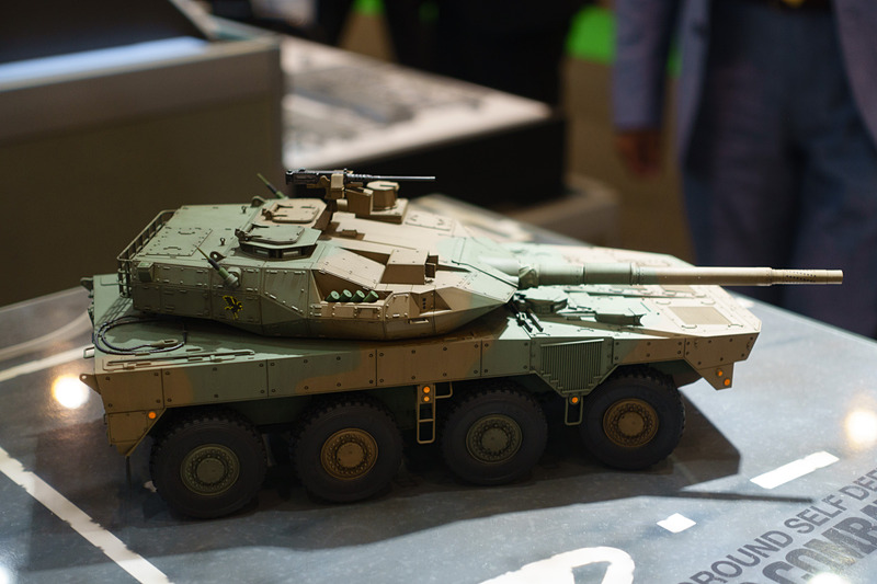 実車に忠実にプロポーションを再現。多角形で構成された砲塔、長い砲身の105mm砲など魅力たっぷり