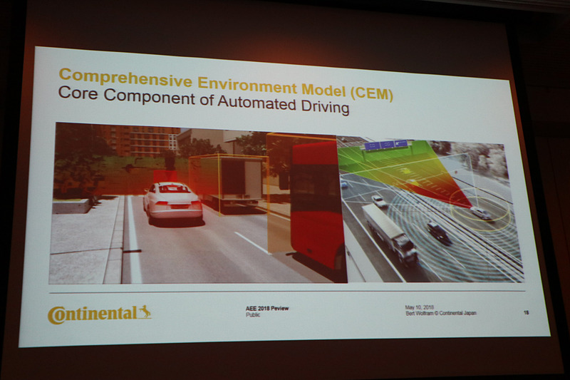 人とくるまのテクノロジー展で展示する「3Dフラッシュライダー」はシリコンベースの製品で、周辺環境を画像として認識。距離に加えて相対速度も計測可能で、ヴォーフラム氏はこれを「4D」と表現している