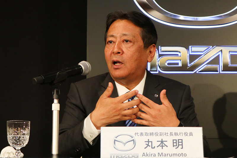 トヨタとの協業で、単独では難しいことを話し合い、上手く噛み合う関係を築いて前に進めたいとコメントする丸本氏