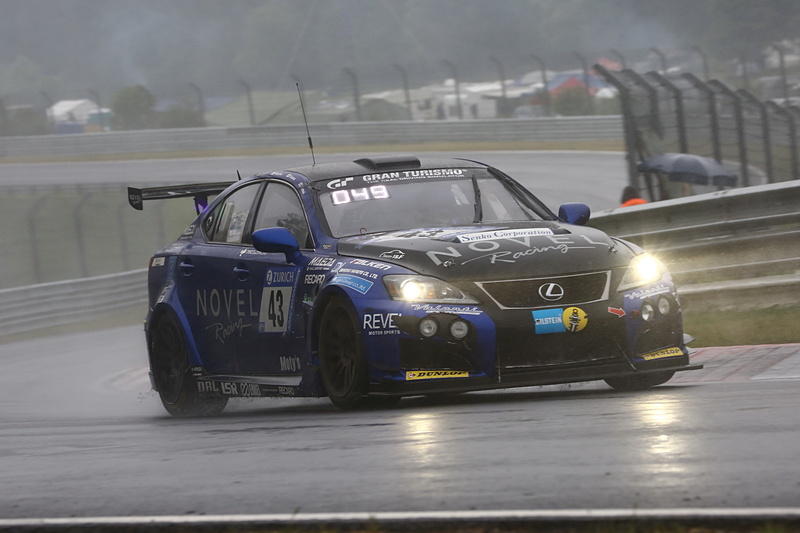総合46位となったNovel Racingの43号車 Lexus ISF CCS-R