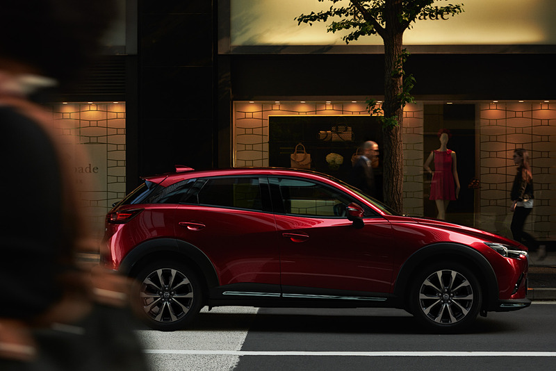 新型CX-3の改良ポイントは「エンジンの進化」「操縦安定性、乗り心地、静粛性の進化」「デザインの進化」「安全性能の進化」の4点