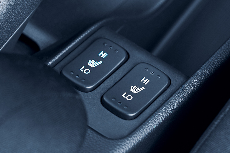 シートヒーターは運転席と助手席に設定