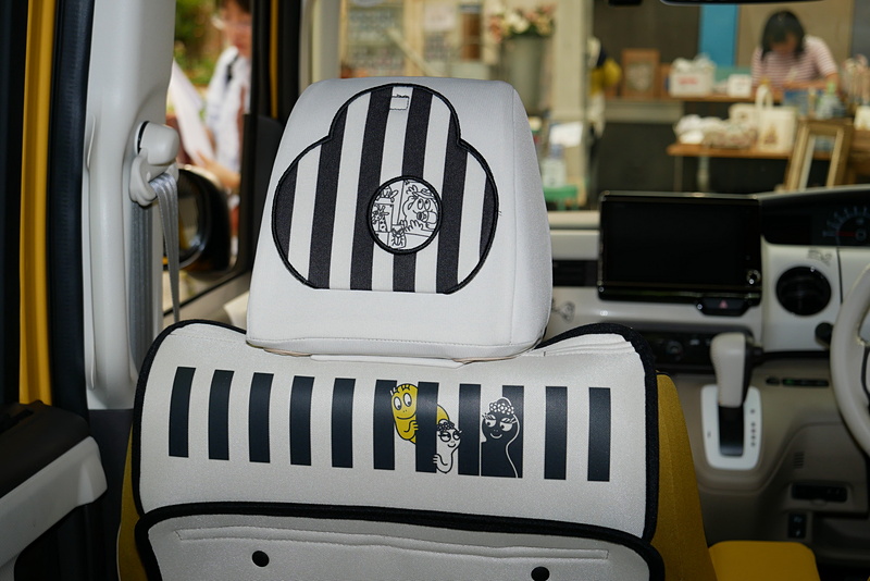 至る所にバーバパパのキャラクターが隠れている