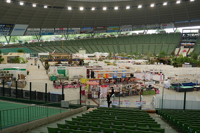 第20回国際バラとガーデニングショウは、埼玉県所沢市のメットライフドームで開催