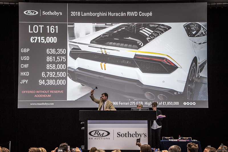 モンテカルロで開催されたRMサザビーズオークションの様子