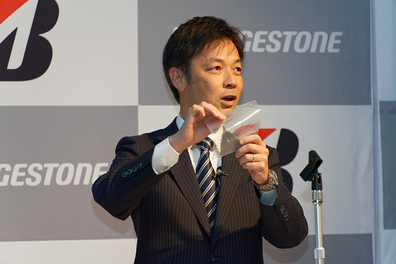 HSRの詳細を解説した株式会社ブリヂストン 中央研究所 フェロー 会田昭二郎氏