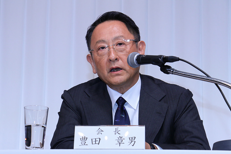 2012年5月～2014年5月に続き、2回目の会長就任になる豊田章男氏