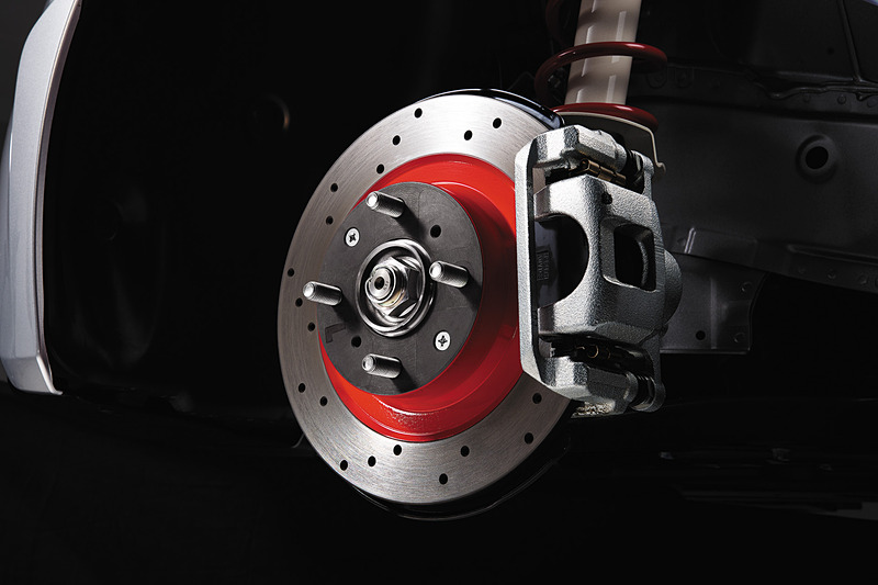 ディスクローター ドリルドタイプ＆スポーツブレーキパッド