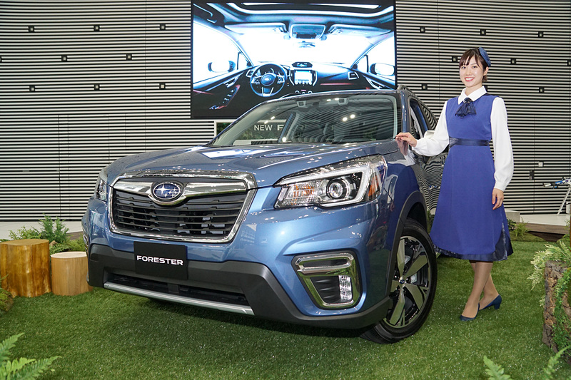 5月18日～6月19日。恵比寿ショールームで新型フォレスター（北米仕様）が先行展示される