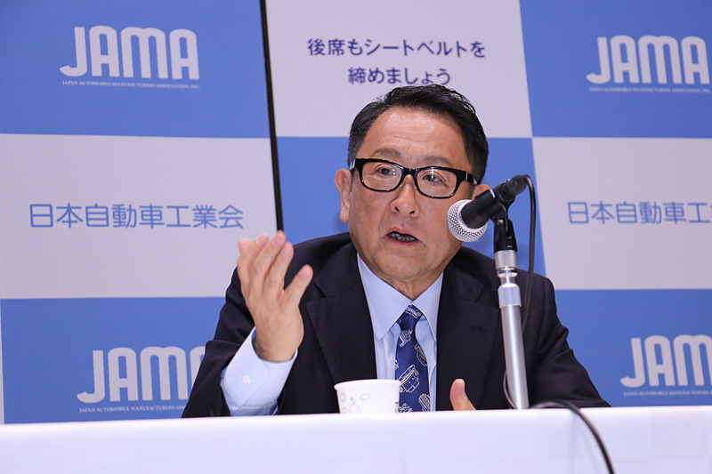 「私の場合は“世間に認められたクルマ好き”」と語る豊田氏