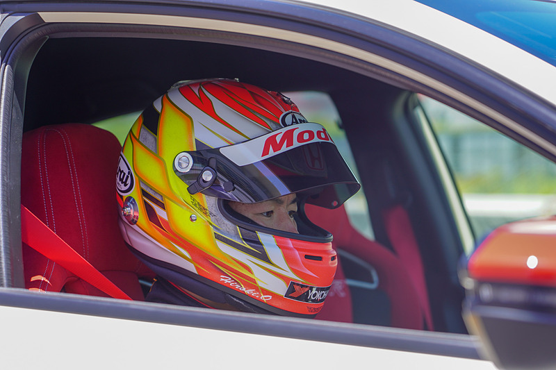 サーキットエクスペリエンスのホンダ車を担当するのが大津弘樹選手