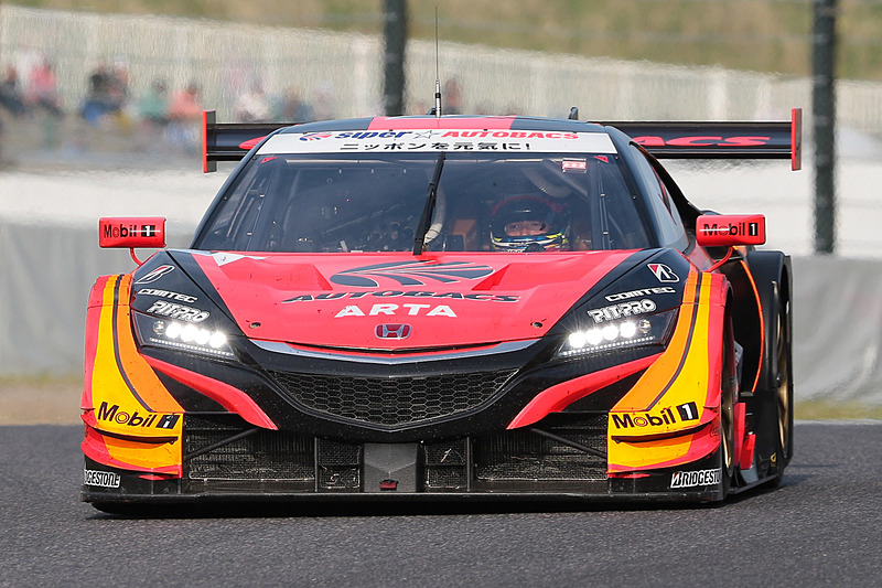 GT500クラスを優勝した8号車 ARTA NSX-GT（野尻智紀/伊沢拓也組、BS）
