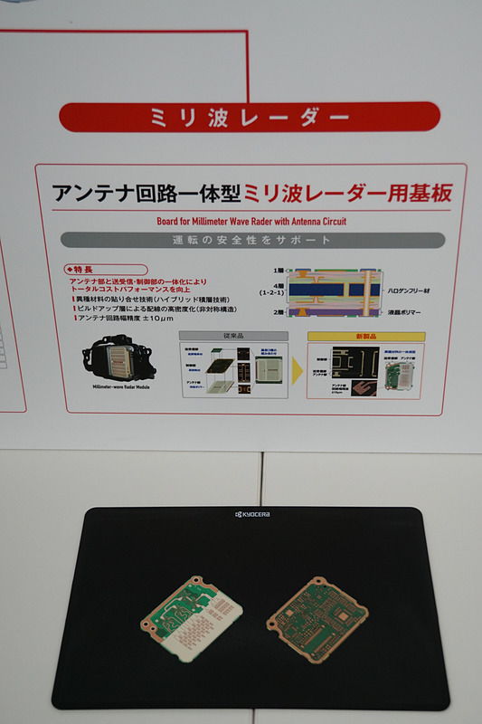 アンテナ回路一体型ミリ波レーダー用基板