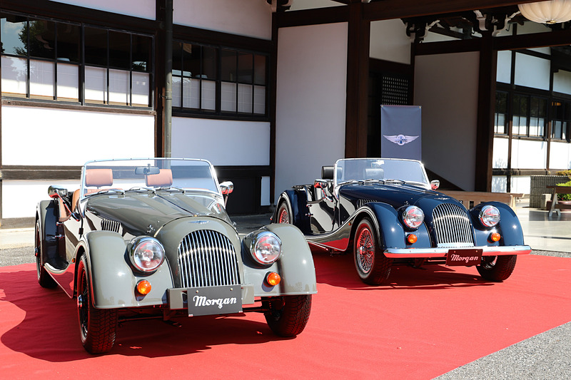 モーガンブランドを紹介する説明会「INTRODUCING」を明治記念館で開催