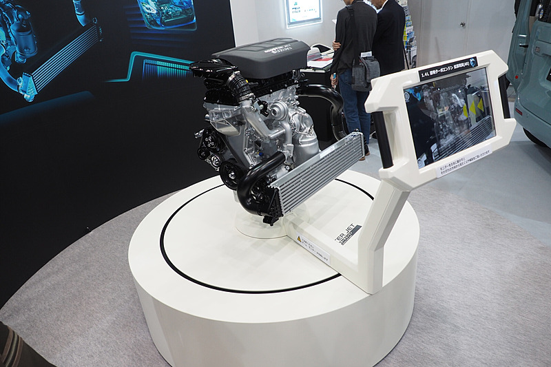 直列4気筒DOHC 1.4リッター直噴ターボ「K14C」型“ブースタージェットエンジン”