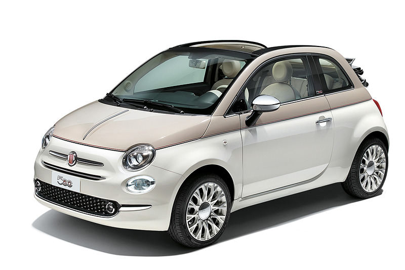 フィアット「500C」の限定車「500C 60th」