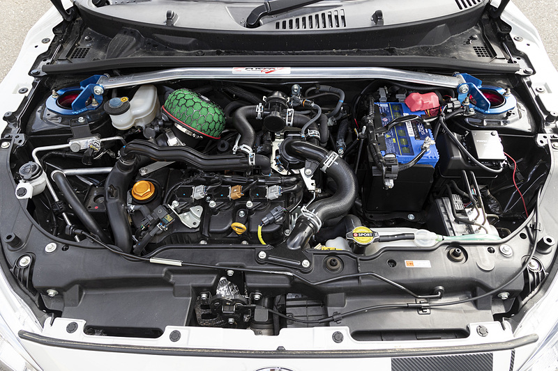 班長さんの愛車にはダイレクト式のエアクリーナーが装着されていたが、このような車両にも対応。「ノーマルのエアクリーナーを想定していますが、さまざまなエアクリーナーを試しているので問題ないと思いますよ」と松尾さんは話していた