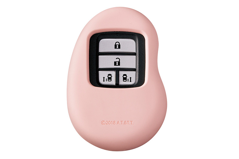 バーバパパがスマートキーを包み込むデザインのシリコン製「キーカバー」。価格は3996円