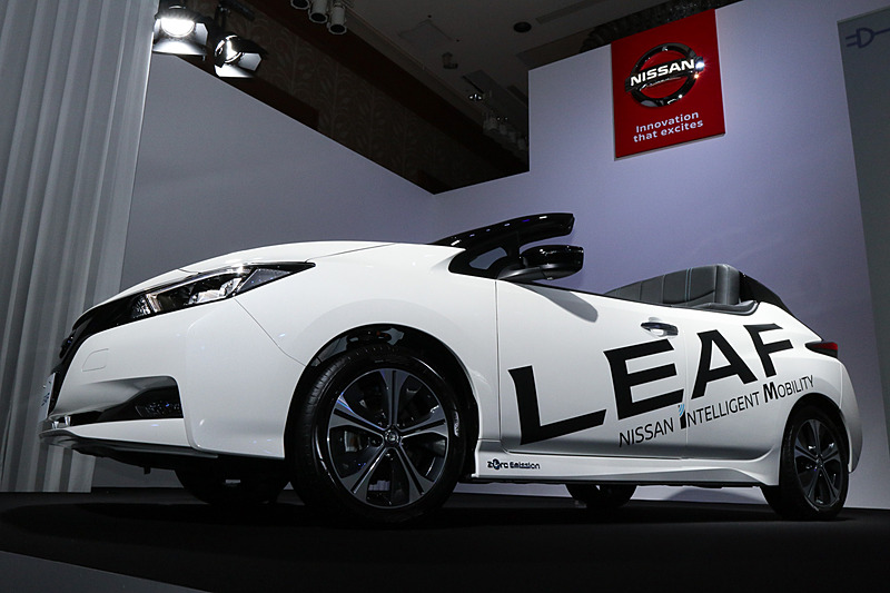 2017年10月に発売された2代目のリーフがベースとなる