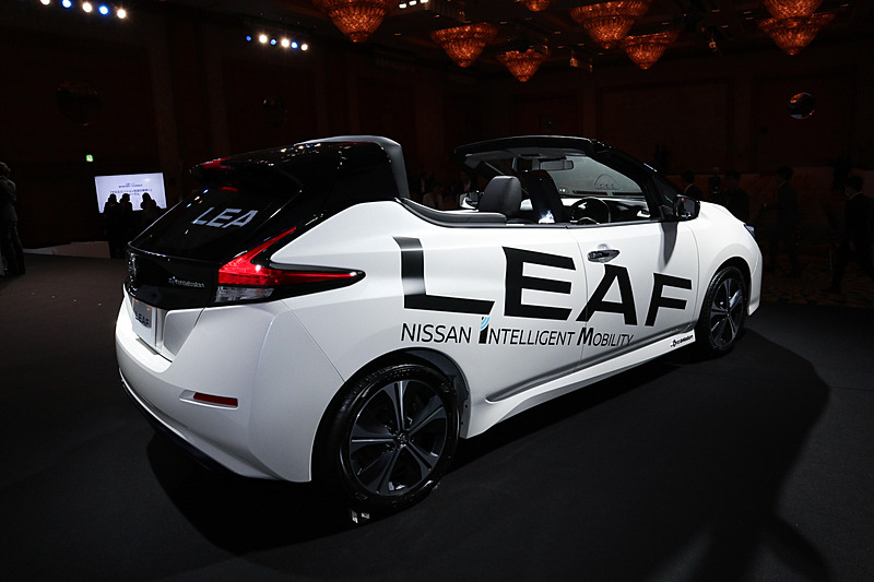 2017年10月に発売された2代目のリーフがベースとなる