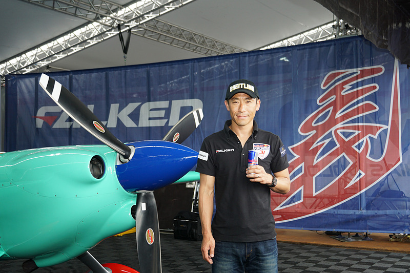 第2戦まででポイントランキング3位の室屋義秀選手（ゼッケン31）