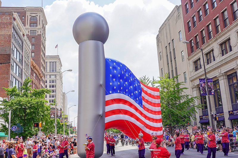 各種のバルーンも特徴的