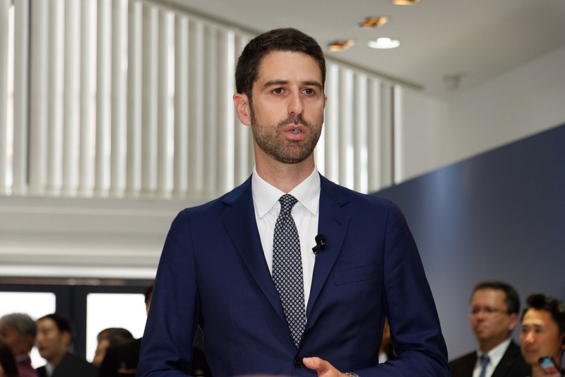 アジア・パシフィックリージョンのCEOであるマッテオ・オルテンツィ氏。日本やアジア太平洋地域の市場状況などについて説明した