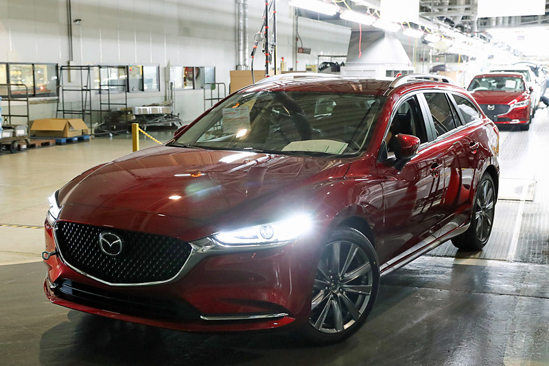 アテンザなどが生産される防府第2工場