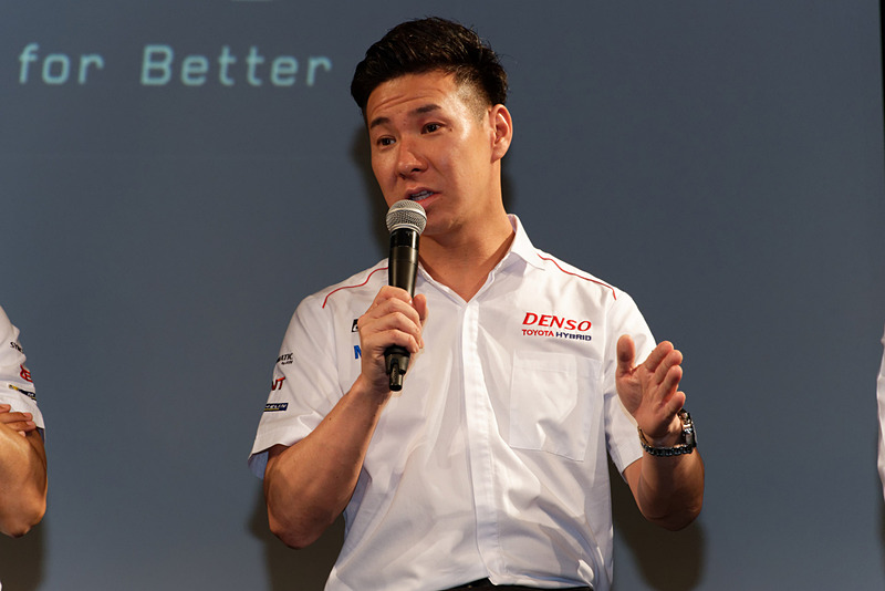 8号車の小林可夢偉選手