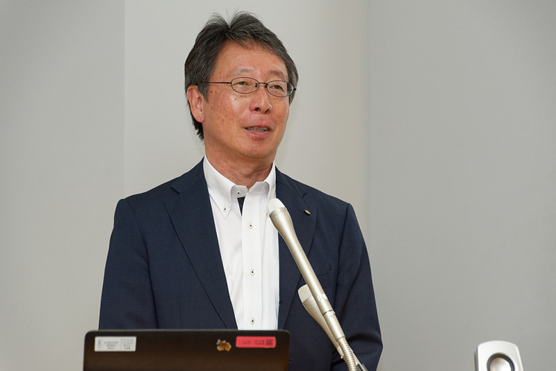 デジタル戦略について解説するヤマハ発動機株式会社 先進技術本部 フェローの平野浩介氏