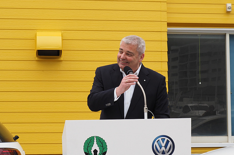 フォルクスワーゲン グループ ジャパン株式会社 代表取締役社長兼最高経営責任者（CEO）のティル・シェア氏