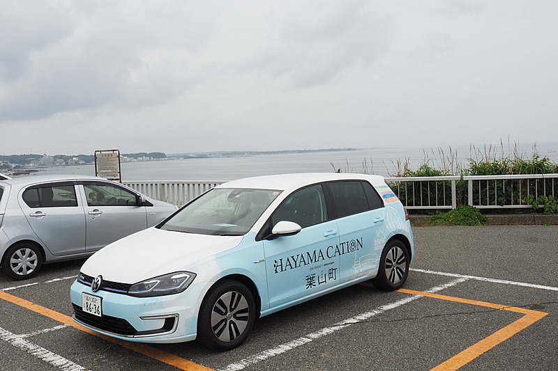 葉山町の南端にある長者ヶ崎海水浴場