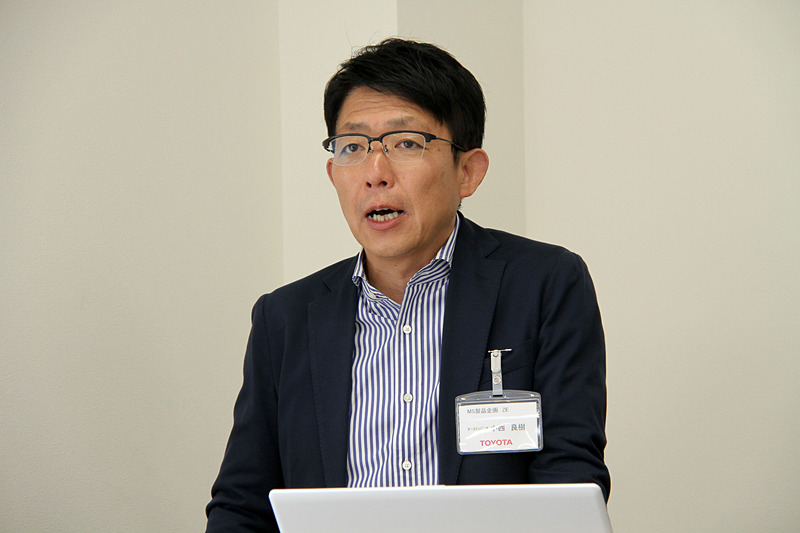 トヨタ自動車株式会社 Mid-size Vehicle Company MS製品企画 ZE チーフエンジニアの小西良樹氏