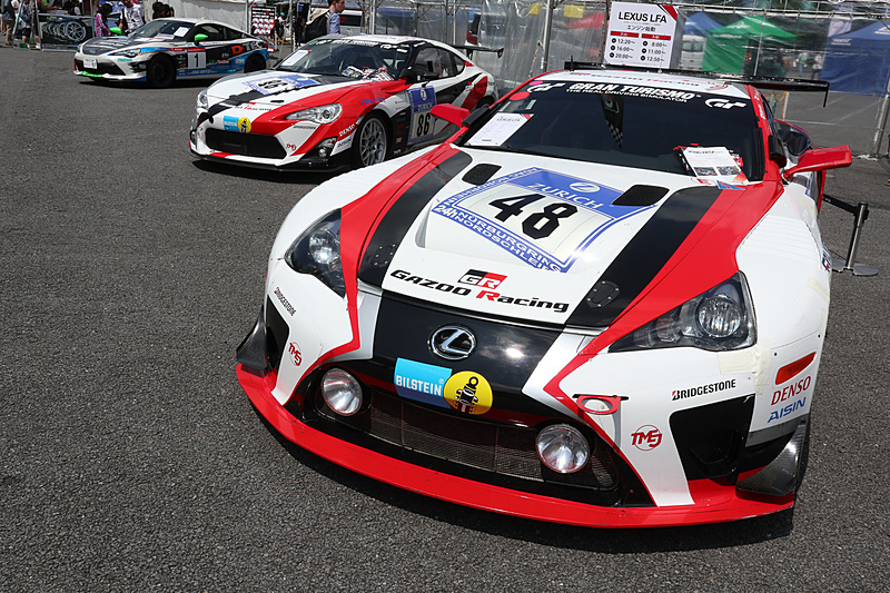 「ニュルブルクリンク24時間レース」の出場車両などの耐久レースマシンも展示