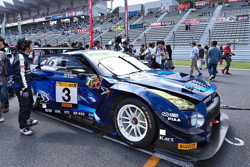 ポールポジションを獲得したST-Xクラス 3号車「ENDLESS GT-R」