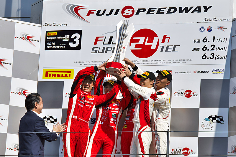 総合優勝した99号車「Y's distraction GTNET GT-R」