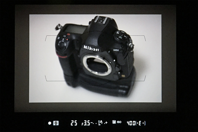 1.2×クロップ使用時のファインダー