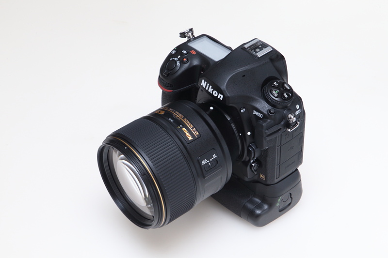 「AF-S NIKKOR 105mm f/1.4E ED」は「D850」と組み合わせて使用しました