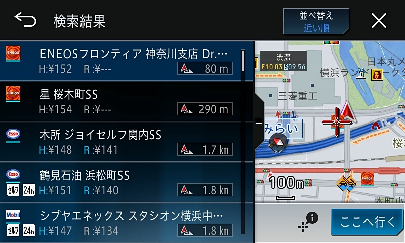 ガソリンスタンドの価格情報