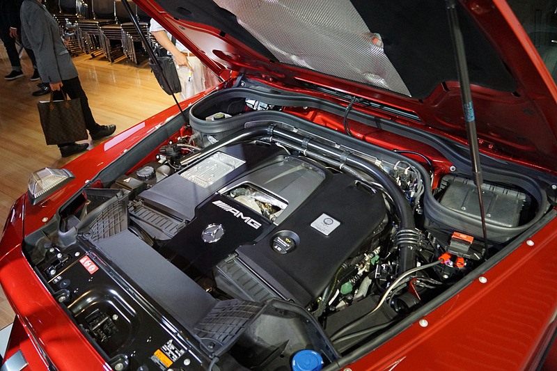メルセデスAMG G 63に搭載されるAMG V型8気筒 4.0リッター直噴ツインターボ「M177」型エンジン