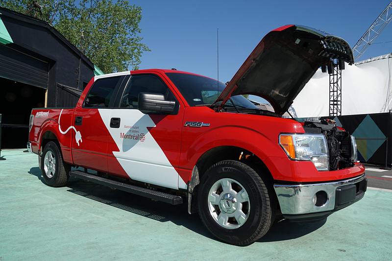 ピックアップトラック用の電動ユニットの出展