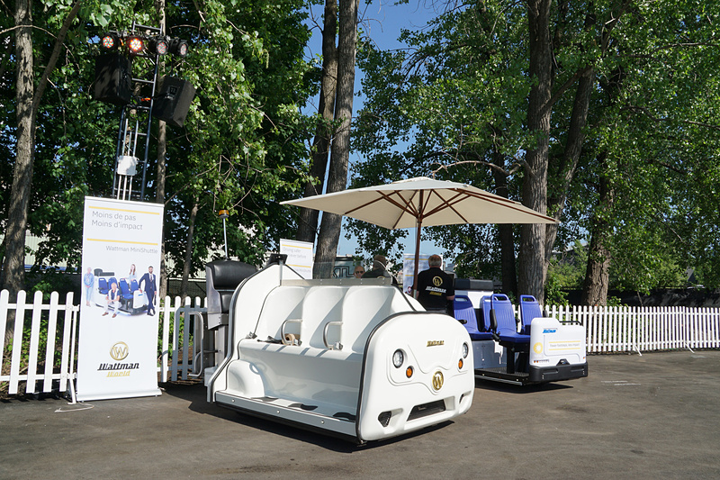 電動化されたボートやカートを体験することもできる