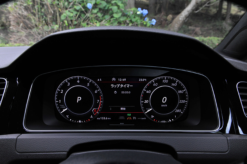 メーターまわりの表示例